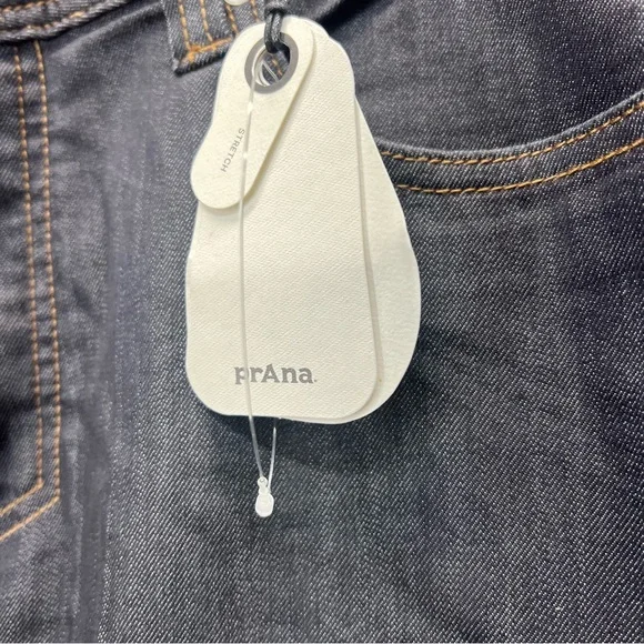 Prana Men's Brider Dark Blue Straight Slim Fit Jeans 34x32 - Picture 3 of 9